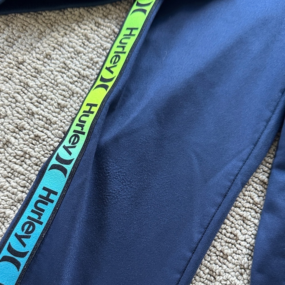 Hurley Navy Tracksuit with Blue and Green Accents - Picture 2 of 5